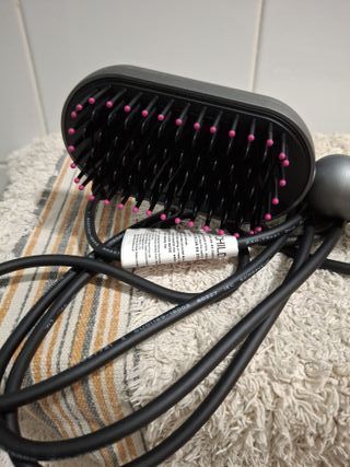 Cepillo Alisador Elehot Gris y Rosa