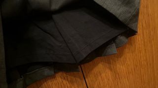 Falda pantalón Bershka gris tablas lazo XS