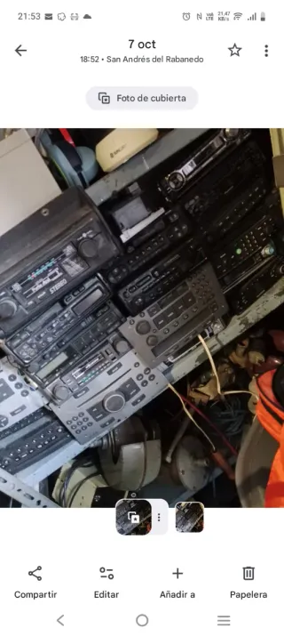 Radios de coche antiguas