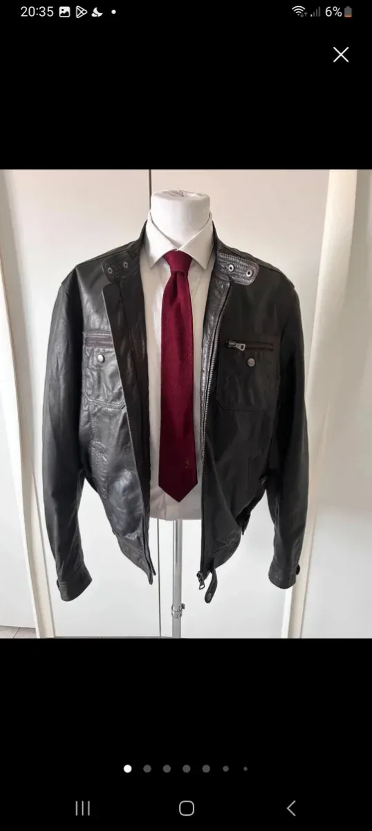 Chaqueta de piel SONNYBONO marrón