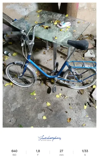 Bicicleta Clásica Paseo Azul