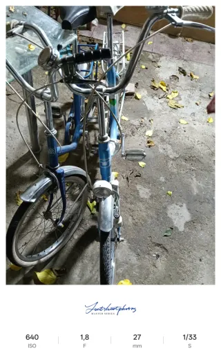 Bicicleta Clásica Paseo Azul