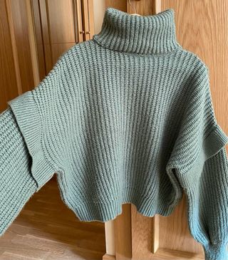 Suéter Stradivarius Talla S Verde