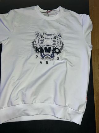 Sudadera Kenzo Tiger Paris Blanca