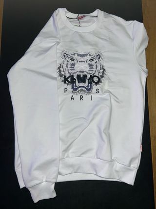 Sudadera Kenzo Tiger Paris Blanca