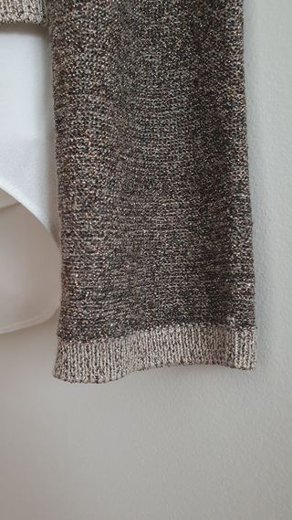 Jersey marrón punto fino S