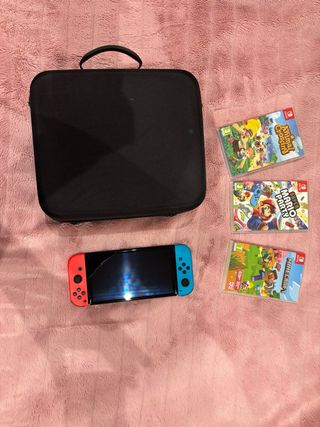 Nintendo Switch OLED Roja y Azul