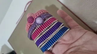 Set di 5 braccialetti