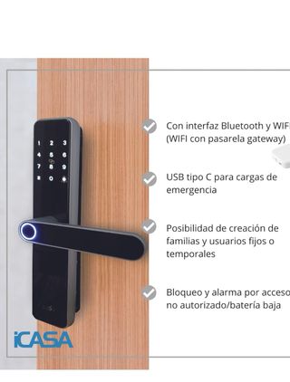 ICASA Cerradura Inteligente HC-E010