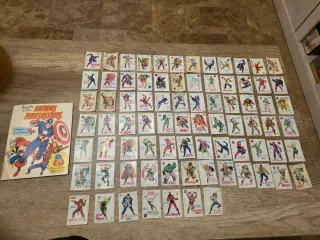 Colección Cromos Héroes Fantásticos Cropan años 70