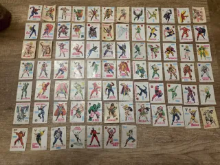Colección Cromos Héroes Fantásticos Cropan años 70