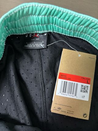 Pantalones Cortos Jordan Negro/Verde Talla L