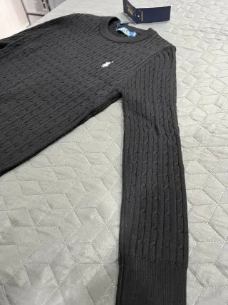 Suéter Polo Ralph Lauren Negro Cable Knit