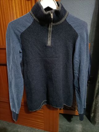 Jersey Zegna Hombre Talla M Media Cremallera