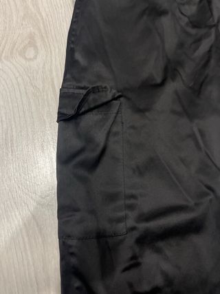 Pantaloni cargo neri donna