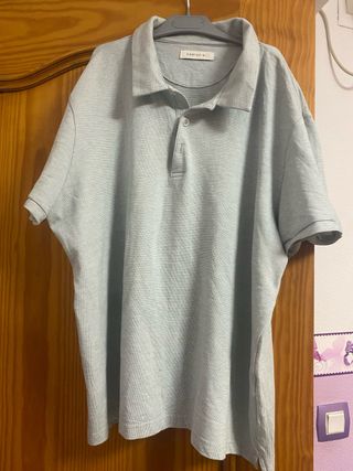 Polo Cortefiel gris hombre