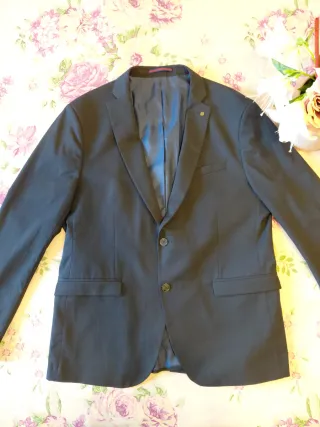 Giacca blazer uomo Zara blu scuro Ravenna