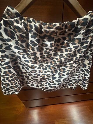 Falda pantalón estampado leopardo