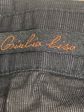 Camisa negra fiesta brillante