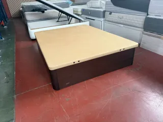 Canapé Wengue y Colchón Vicky Flex 135x180
