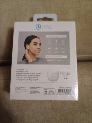 Auriculares U.N.I. EP1307 True Wireless