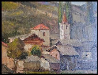 Dipinto Olio su Tela Gilberto Francisetti