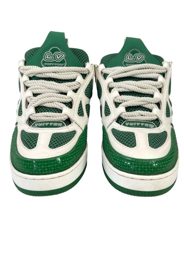 Louis Vuitton LV Skate Sneakers Verdi Bianche