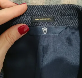 Massimo Dutti americana azul