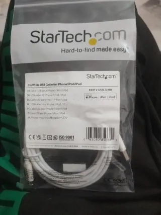 Cable USB StarTech.com 2m Blanco