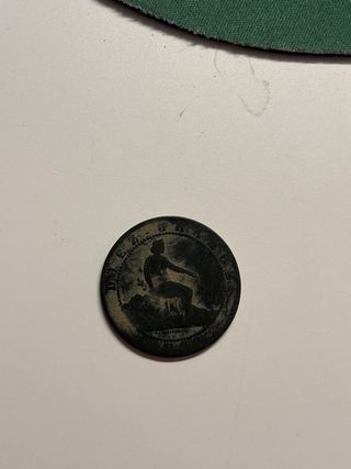 Moneda 10 céntimos 1870