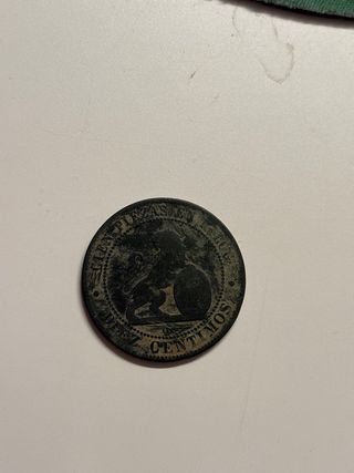 Moneda 10 céntimos 1870
