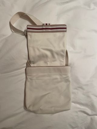 Borsa a tracolla Lacoste beige da uomo