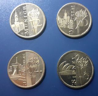 Medallas conmemorativas Olimpiadas