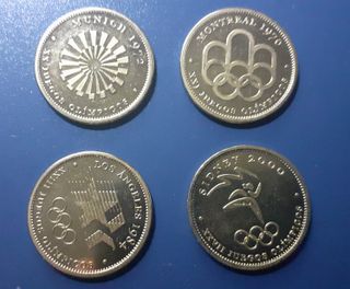 Medallas conmemorativas Olimpiadas
