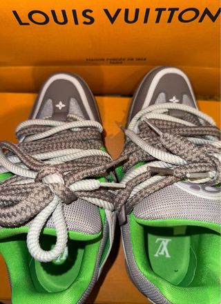 Louis Vuitton LV Skate Sneakers Grigio Verde