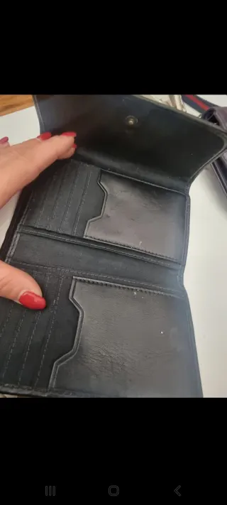 Portafoglio Fossil Pelle Maculato Nero