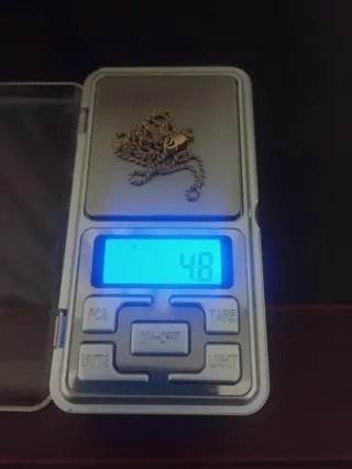 Cadena Oro 18k pesa 4.8gr mide 45cm