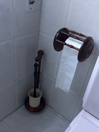 Juego Baño Madera y espejo