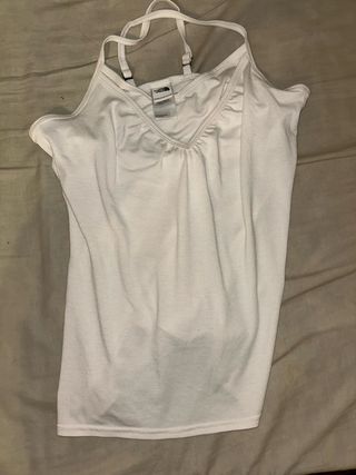 Camiseta tirantes The North Face mujer blanca
