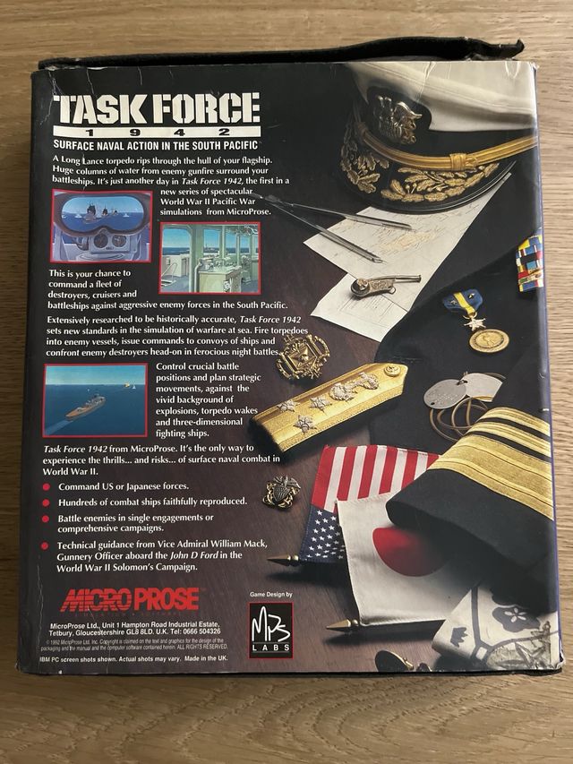 Task Force 1942 PC Caja Grande Micro Prose