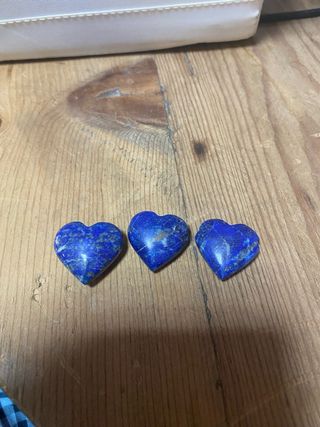 3 Corazones de Lapislázuli