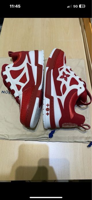 Louis Vuitton LV Skate Rosse Bianche