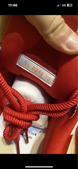 Louis Vuitton LV Skate Rosse Bianche
