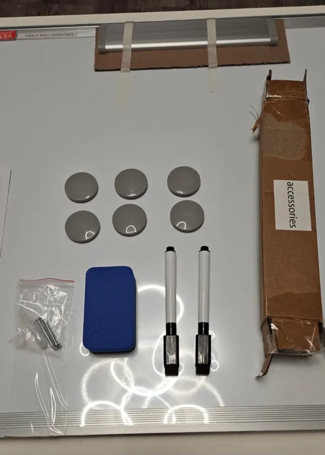 Pizarra Magnética Vevor Blanca