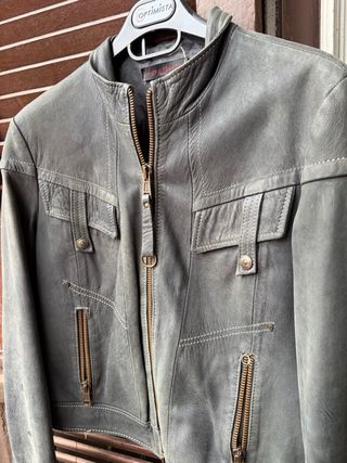 Giacca Pelle Sandro Ferrone Tg M