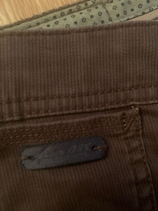 Pantalón Chino Caballero Candado Marrón Talla 42