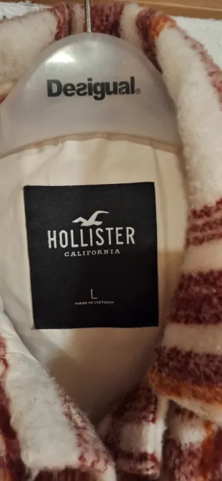 Chaqueta Hollister cuadros L