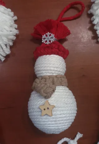 Decoración Navidad Gnomos y Muñeco Nieve