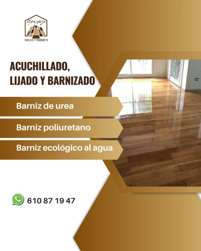 Servicio de Barnizado, Lijado y Acuchillado
