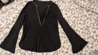 Maglia Tezenis nera manica lunga